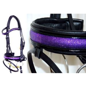 Juego de Brida y Riendas para Caballo de Nailon con Corona Brillante y Elegante para Mayoristas - Product Image 1