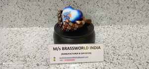 Urna funeraria de aluminio con forma de corazón y mariposa, suministros funerarios, BRASSWORLD, INDIA - Product Image 2