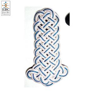 Épaulettes Cérémonielles OEM en Cordon Doré Torsadé Fait Main, Épaulettes de Grade Plus Large, Vente en Gros - Product Image 3