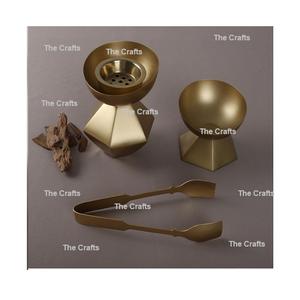 Diseño atractivo Latón Bakhoor Quemador Color dorado Tamaño personalizado Quemador de incienso para precio al por mayor - Product Image 6