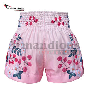Pantalones cortos personalizados de artes marciales MMA Muay Thai, conjuntos de entrenamiento al por mayor con logotipo personalizado, servicios OEM disponibles - Product Image 2