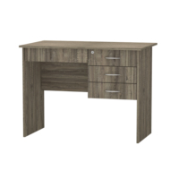 Table de bureau en bois massif 1331 avec tiroirs, mobilier de bureau au Design Simple fabriqué en malaisie