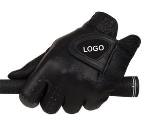 Gants de Golf respirants pour hommes, t-shirt en cuir avec Logo personnalisé, microfibre, antidérapants, nouvelle collection - Product Image 3
