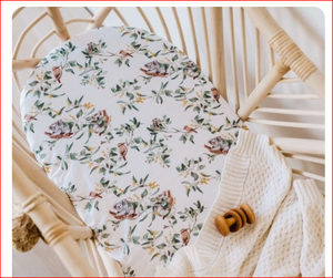 Organic Cotton Bassinet Sheets Super Soft Organic Bassinet Sheet - Product Image 2