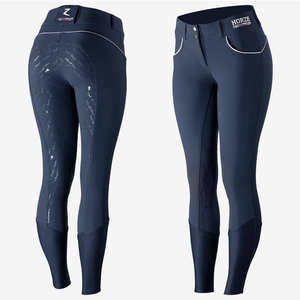 Pantalones ecológicos profesionales con agarre de asiento completo, Escuela de equitación, pantalones ecuestres de moda OEM - Product Image 4