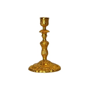 Premium Fancy Aluminum Luxury <b>Gold</b> / <b>Rose</b> <b>Gold</b> Plated Embossed Fancy Modern Art Decor Candle Holder for Home <b>Decoration</b> Usage - Product Image 1