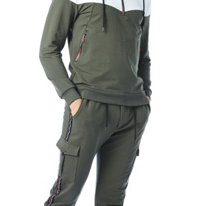 Nouveau survêtement de sport d'hiver pour homme, coupe régulière, en polaire sans doublure, respirant, en Spandex/Polyester, avec capuche, design personnalisé - Product Image 4