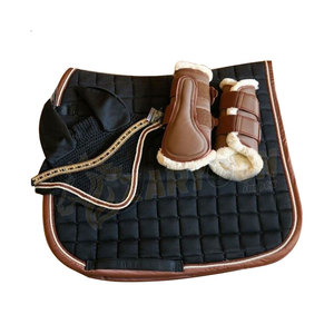 Ensemble de tapis de selle de dressage de meilleure qualité Nouveau design Tapis d'équilibre pour chevaux Jeu de tapis de selle en feutre pour équitation anglaise - Product Image 1
