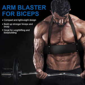 Professional <b>Arm</b> Blaster Thick Aluminum Biceps Workout Equipment Bodybuilding & Weightlifting - Product Image 3