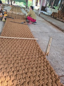 Brown Coconut Fiber Coco Liner <b>Rolled</b> <b>Mat</b> Tree Protection Custom Size Vietnam Export Basket Liner - Product Image 5
