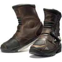 Mid Waterproof Leather Boot for Motorcycle Touring