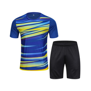 Superb Quality Table Tennis Clothes Quick Dry Men Badminton <b>Shirt</b> And Shorts breathable Table Tennis Uniform - Product Image 3