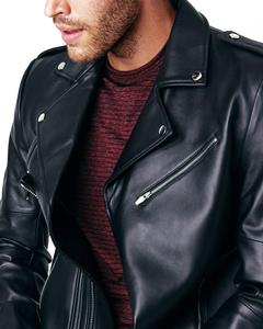 Nouvelles vestes de moto en cuir PU sur mesure 2026, coupe-vent, gaufrées, vente en gros, logo personnalisé, haute qualité, vêtements décontractés d'hiver - Product Image 4