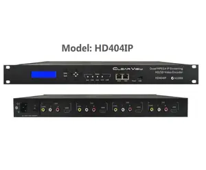 ClearView HD404IP MPEG4, 4 HDM1 and 4 x CVBS to IP Streamer