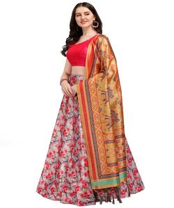 Diseñador Georgette bordado espejo trabajo lehenga choli con dupatta desgaste del partido precio al por mayor Ropa Étnica - Product Image 2