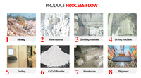 Carbonate de Calcium (CaCO3) en Poudre de Haute Pureté du Vietnam, Qualité Industrielle, Blancheur 97%, pour Revêtements Caoutchouc, Plastique et Peinture Marine