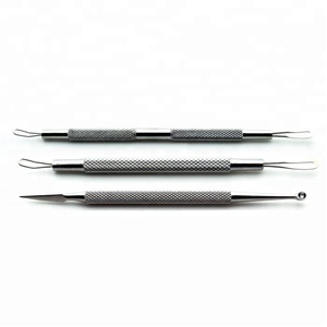 Hot Bán Điều Trị Mụn Trứng Cá Thiết Lập Chăm Sóc Sắc Đẹp Cụ Cao Cấp Thép Không Gỉ 3 Pcs Mụn Đầu Đen <span class=keywords><strong>Remover</strong></span> Mụn Đầu Trắng Công Cụ Loại Bỏ - Product Image 1
