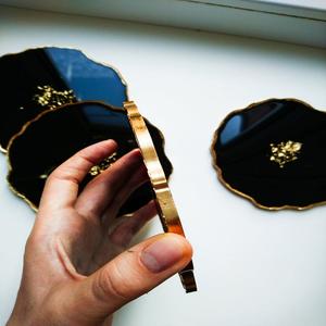 Posavasos de ágata para posavasos de resina para decoración del hogar, Juego de 4 - Product Image 3