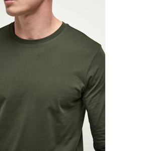 Fabricación de Pakistán Camiseta de manga larga de secado rápido para hombre con cuello redondo Técnicas lavadas de color personalizadas - Product Image 3