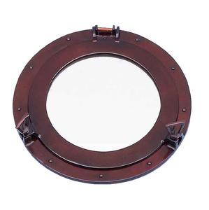 Espejo de ventana de ojo de buey de barco de aluminio decorativo de estilo Vintage, aplicación de barco de Metal recubierto de polvo de Color granate personalizado - Product Image 1