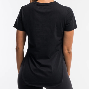 ขายส่งผู้หญิงยาวเต็มยิมเสื้อยืดผ้าฝ้าย100% ที - Product Image 3