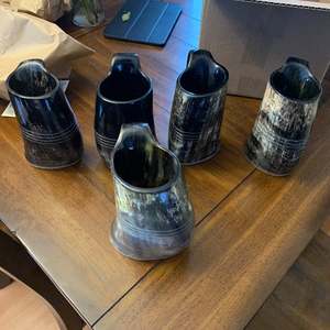 Cuerno de búfalo auténtico, taza de estilo Animal, cuerno de beber náutico pulido personalizado para uso en Bar, jarra de cerveza artesanal natural - Product Image 2