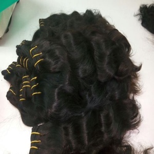 <span class=keywords><strong>Jai</strong></span> Ambey exportiert Doppels chuß Natural Wave Indian Remy Haar verlängerungen Body Wave Super Wave Natural Color Echthaar verlängerungen - Product Image 1