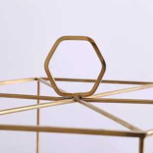 RAMADAN EID STYLE ARABE CADEAU EN ACIER INOXYDABLE GALVANOPLASTIE OR PLATEAU de SERVICE - Product Image 4