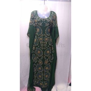 Date Designer Dubaï Perlé Caftan Georgette Tissu Perle Travail Femmes Mariage Jalabiya Moderne Islamique Vêtements Abaya - Product Image 1