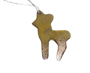 ALUMINIUM METAL SHAPE ANIMAL DESIGN CHRISTMAS DECORATION HANGING ORNAMENT HIGH QUALITY METAL - Product Image 1