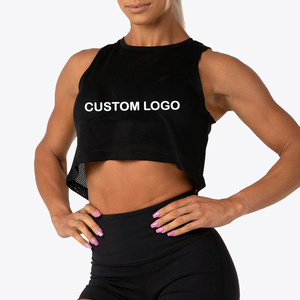 Camiseta sin mangas deportiva para mujer, ropa deportiva para correr, gimnasio, diseño de logotipo personalizado, camisetas sin mangas de Yoga y algodón, gran oferta - Product Image 4