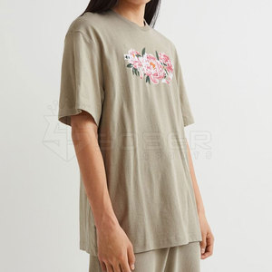 T-shirt décontracté avec imprimé floral pour femmes, vêtements d'extérieur, à la mode, été, - Product Image 2