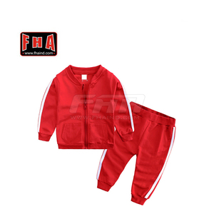Nuevas llegadas niños negro algodón polar chándal niños francés Terry chándal hecho por FHA - Product Image 2
