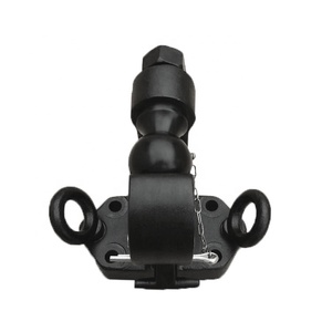 4WD Offroad Mới Rèn Móc Sơn Màu Đen Với Móc Kéo Bóng <span class=keywords><strong>Chrome</strong></span> - Product Image 2