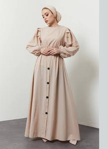 Tissu islamique turc de haute qualité pour femmes, vêtements islamiques, Abaya, Kaftan, dubaï, mode arabe musulmane, robes turques, nouvelle collection, - Product Image 3