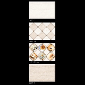 Azulejo de pared de baño de cerámica duradero 300x450mm - Product Image 1