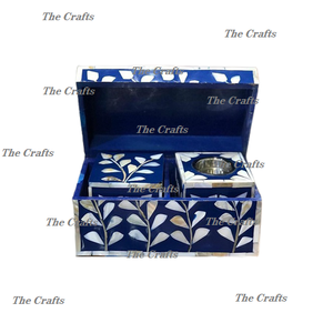 Bulk Wooden And Mother Of Pearl Mabkhara With Tray And Acrylic Box Greatest Quality Incense <b>Burner</b> Mabkhars - Product Image 4