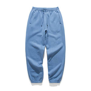 low price new style cotton Polyester Solid Color Trousers Wholesale Men Sweatpants - Product Image 3