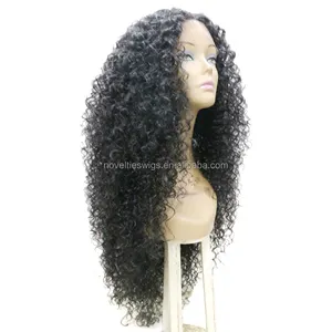 Novelties Wholesale Vendor Futura Fiber Funmi Bouncy Curls Cheapest Online Long Synthetic Wigs For Women Futura Fiber Lace Wigs