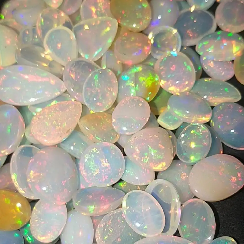 Trendy Natürliche Äthiopischen Multi Feuer Opal Multi Form Steine