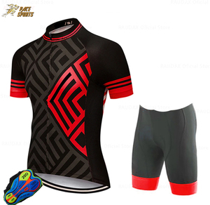 ชุดยูนิฟอร์มใส่ปั่นจักรยานส่วนตัว,ชุดนักปั่นจักรยานกางเกงขาสั้นผ้าฟรีซใส่กันหนาวสำหรับฤดูหนาว - Product Image 3