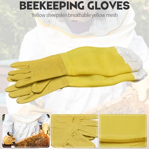 Guantes transpirables para portero de abejas, con manga de malla con ventilación - Product Image 6