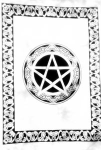 Pequeño y hermoso tapiz de algodón de estrella celta, pentagrama impreso, colgante de pared, decoración del hogar, póster de consignadores indios - Product Image 6