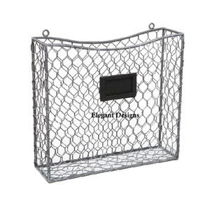 New Arrival Vintage Wall <b>Hanging</b> <b>Basket</b> Customized Shape & Size Decorative <b>Basket</b> Affordable Heavy Duty Wall Mounted <b>Basket</b> - Product Image 6