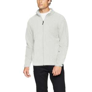 Chaqueta de lana polar con cremallera completa lavada transpirable de talla grande de invierno para hombre de Tallians - Product Image 3