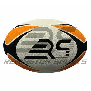 Dernière conception de ballons de rugby imprimés avec logo personnalisé/service OEM ballons de rugby professionnels pour hommes - Product Image 2