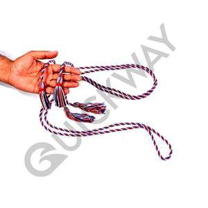 Cordon de Cincture d'Évêque Liturgique avec Glands Accessoire de Vêtement Multicolore pour Prêtres et Clergé - Product Image 2