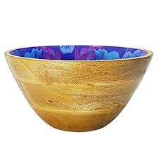 งานฝีมือชามไม้พิมพ์ลายทำด้วยมือขนาดกำหนดเองได้ - Product Image 4