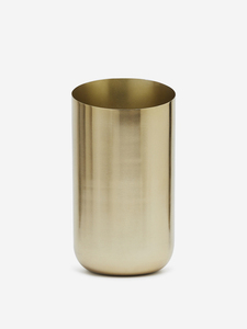 Florero de mesa redondo de latón grabado único, florero de Metal elegante, decorativo, para decoración de boda, centro de mesa - Product Image 4