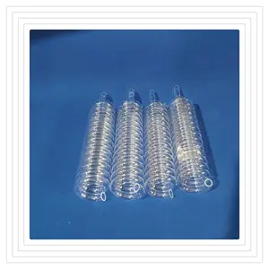 coil tube/clear quartz glass coil tubing/quartz glass processing